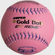 Worth Pink Pro Comp Super Gold Dot XT 12" Slowpitch GSL Softballs DZ