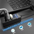 thumbnail image 4 of OWNTECH 4 Port USB Extender Hub Splitter 3.0 for Desktop Laptop Computer, 4 of 7