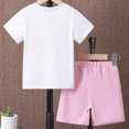 thumbnail image 4 of KPOPLK 6 12 18 24 Months 3T 4T 5T 6T 7T Toddler Boys Clothes Set Short Sleeve T-Shirt and Shorts Summer 2 PCS Outfit for 6M-3Y(4-5 Years,L), 4 of 4