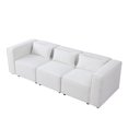 thumbnail image 6 of 3 Seat Sectional Couches, Chenille Fabric Modular Couch, Sectional Couches for Living Room,Bedroom, Apartment, Office, Beige, 6 of 7