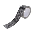 thumbnail image 1 of Cinta de rayas Unique Bargains 5x900cm Textura Forjada Rayas de Coche Calcomanías de Rayas para Coche, Motocicleta y Barco, Stickers DIY Tono Negro Plateado 1Pc, 1 of 7