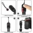 thumbnail image 5 of Black Camera Strap Set - 2 Black Neck Straps, 1 Black Shoulder Strap, 1 Adjustable Wrist Strap for Canon Nikon Sony DSLR, 5 of 5