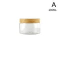 thumbnail image 6 of Clear Plastic Jar with Wooden Lid For Storage of Grains Nuts Biscuits and❄, 6 of 9