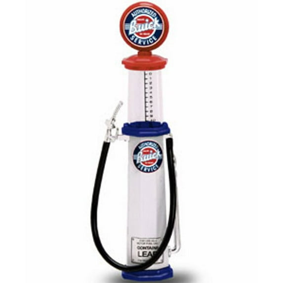 Cylinder Gas Pump Buick, White - Yatming 98682 - 1/18 scale diecast model