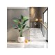 thumbnail image 5 of 6ft/7ft bird of paradise artificial plant con permanent flower - 17(20) trunks faux leaves, ideal para para indoor/outdoor decor, great housewarming gift, 5 of 8