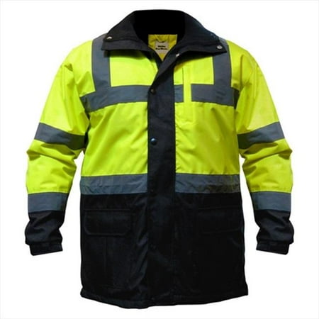 - Utility Pro Wear UHV1004-XL-Y High Visibility Parka Jacket Class 3 - XLarge, Yellow