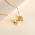thumbnail image 3 of Initial Heart Necklace for Women 14K Gold Plated A-Z Letter Necklace Dainty Bubble Heart Pendant Tiny Initial Necklaces for Women Teen Trendy Jewelry Gifts, 3 of 7