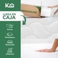 thumbnail image 4 of Colchón Individual En Caja Kingshouse Espuma Alta Densidad Memory Foam 190x100x12cm Blanco Individual, 4 of 8