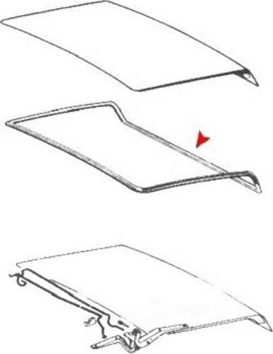 URO Parts 1137500077 Trunk Lid Seal