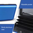 thumbnail image 5 of 2-pack Slim Mini RFID blocking credit card holder in aluminum M, 5 of 5