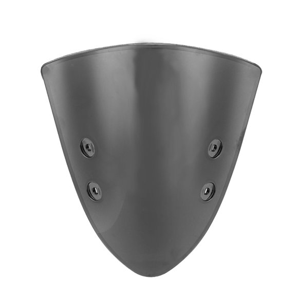 Motorcycle Windscreen Windshield Flyscreen Fit for Kawasaki ER-6N ER6N 2012-2014 (Black)