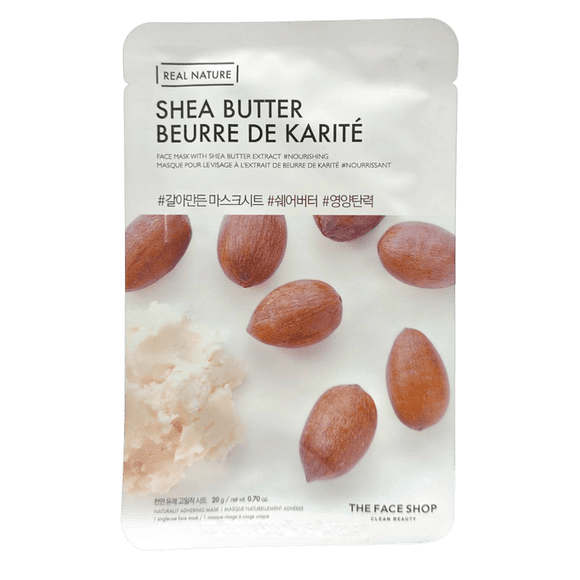 Mascarilla facial The Face Shop Real Nature Shea Butter