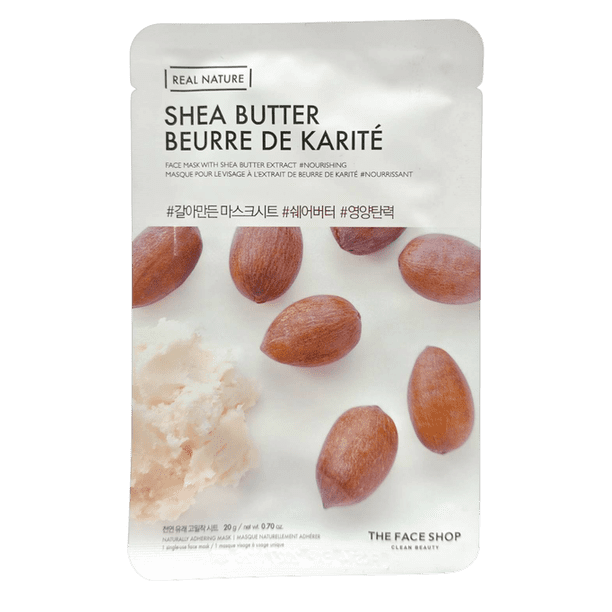 Mascarilla facial The Face Shop Real Nature Shea Butter