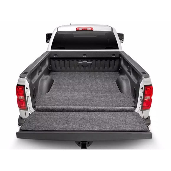 BedRug Bed Mat XLTBMC24CCS XLT; Direct-Fit; Without Raised Edges; Dark Gray; Carpet-Like Polypropylene; Tailgate Mat Included With Tailgate Gap Guard Hinge