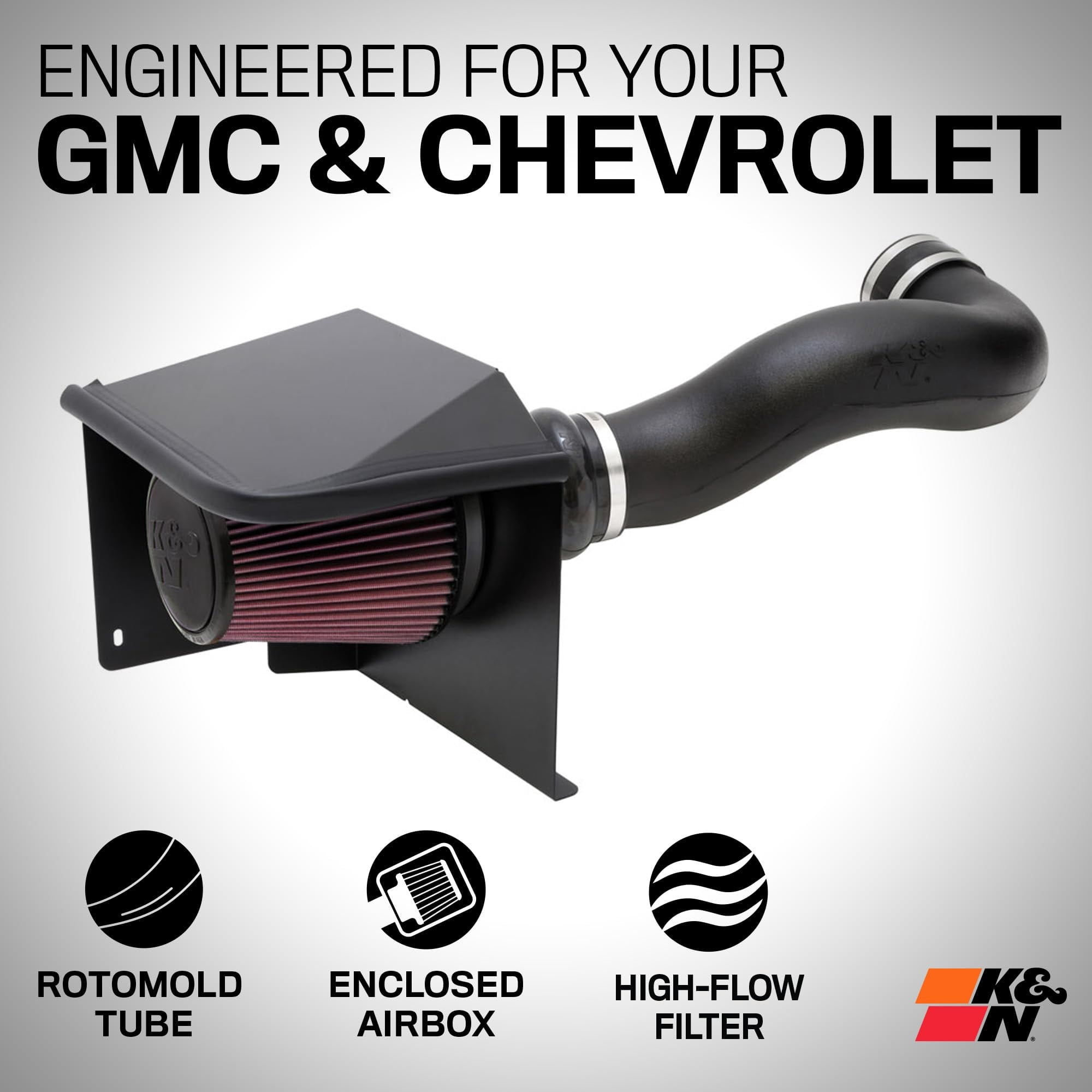 K&N Performance Cold Air Intake System: Easy Installation, Engineered to Maximize Airflow, Boost Horsepower & Torque, 57-3058