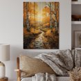 thumbnail image 2 of Designart "Sunlit Grove Birch Woods IV" Floral Print on Natural Pine Wood, 2 of 5