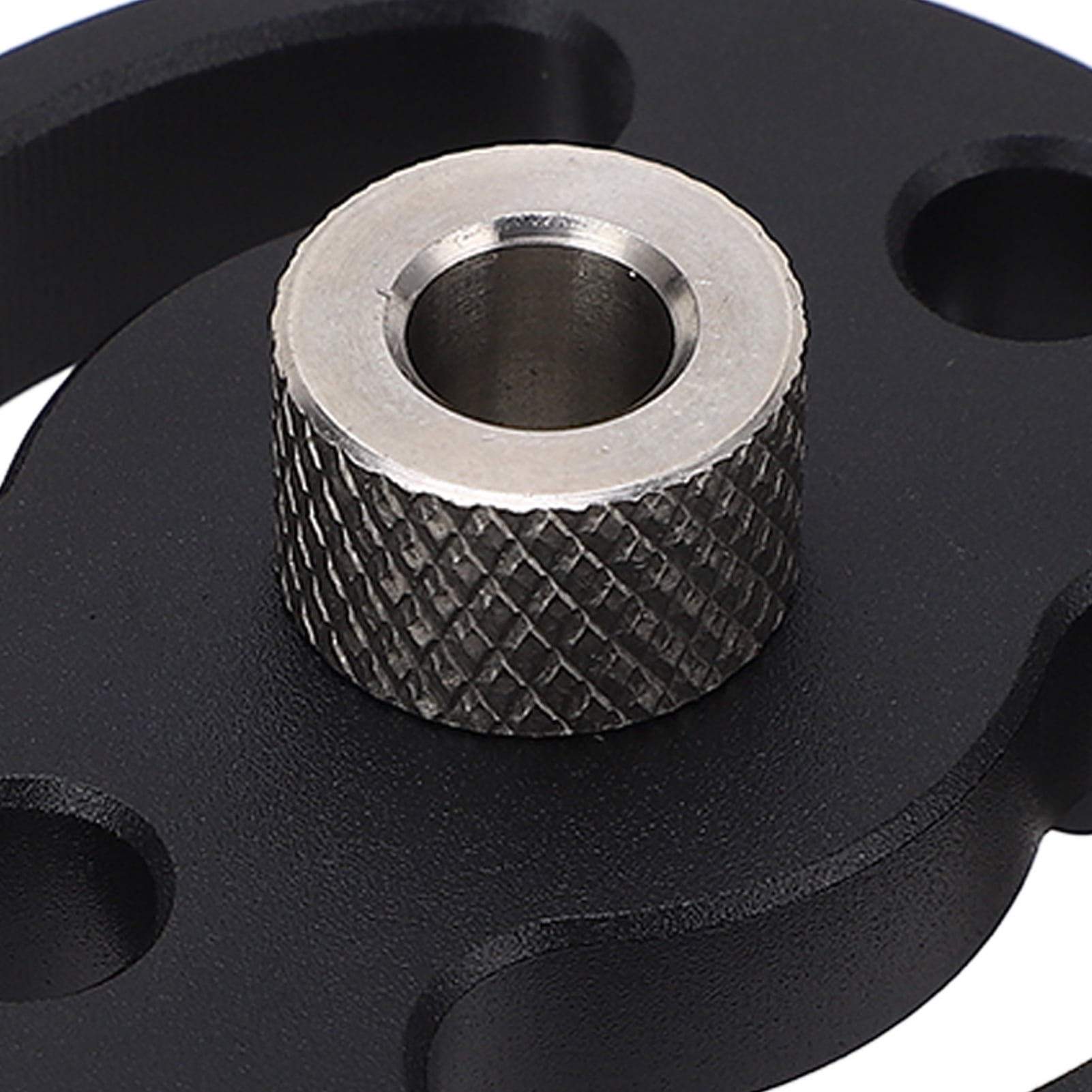 Self Centering Dowel Jig Single Hole Position Woodworking Doweling Jig Hole Punch Drill Locator Black