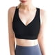 thumbnail image 1 of Ropa interior de mujer Sujetador de yoga para mujer, deportivo, acanalado, cuello en V, entrenamiento, jogging, chaleco informal sin cables Maboto  Ropa interior de mujer, 1 of 5