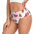 thumbnail image 2 of Balery Hand Drawn Watermelon Ropa Interior de Algodón para Mujer con Dibujo – Braguitas Cómodas y Elásticas, Estilo Clásico-4X-Large, 2 of 6