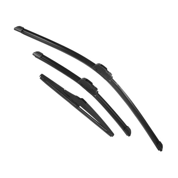 Conjunto de limpiaparabrisas delantero y trasero de 3 piezas de 26" 16" 11" que se adapta a Hyundai Kona con gancho J / U negro