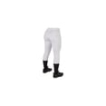 thumbnail image 4 of Pantalón de Softbol CHAMPRO Fireball Corte Knicker Tiro Bajo Tela TEK-KNIT con Rodillas Reforzadas Mujer Blanco M, 4 of 5