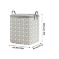 thumbnail image 3 of Quilt Storage Bag Large Capacity for Clothes, Blankets, Moving, Dorm Room Organization, Foldable Waterproof Fabric, 3 of 5