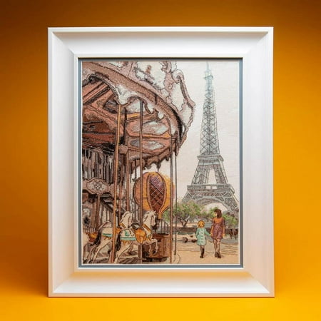 UPC: 4823069644437 | Cross-stitch kit M-479C French carousel