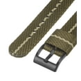thumbnail image 5 of Uxcell Brown Khaki Nylon Watch Band 22mm Width Soft and Comfortable Nylon Strap with Black Buckle, 5 of 6