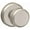 Nickel, variant on Schlage F10 BWE GSN Bowery Passage Door Knob with Decorative Greyson Rose from t Matte Black