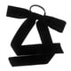 thumbnail image 3 of Elastic Hair Ties with Bow for Girls in Black Velour Great for Decoration and Daily Use 1.5 inch, 3 of 4