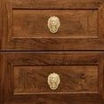 thumbnail image 1 of WHAMVOX 2 Pcs Poignée de Porte Ornée Lion Doré en Laiton pour Décoration Intérieure et Matériel de Mobilier, 1 of 6