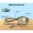 thumbnail image 2 of Correa Táctica Elástica, Con 2 Asas Entrenamiento P/perros, 2 of 4