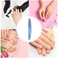 thumbnail image 6 of Unique Bargains Half-moon Sponge Nail Files 5 Pcs Blue, 6 of 6