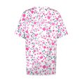 thumbnail image 4 of Yuwull Summer Tops For Women Going Out Tops Women Fashion Summer Sexy Printed Regular Women Short Sleeves Round Neck Summer Tops For Women XXL(2XL), 4 of 6