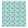 thumbnail image 3 of Ambesonne Seahorse Shower Curtain, Silhouette Sea Horse, 69"Wx84"L, Sea Green Seafoam, 3 of 3
