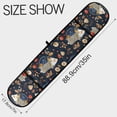 thumbnail image 3 of Dailycode Double Sided Oven Mitt with Loop Heat Resistant Kitchen Long Potholders 7" x 35" Hedgehog Carrying Fruit, 3 of 6