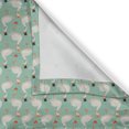 thumbnail image 4 of Ambesonne Goose Valance Pack of 2, Ladies and Gentlemen Geese, 42"X12", Seafoam Coconut and Orange, 4 of 5