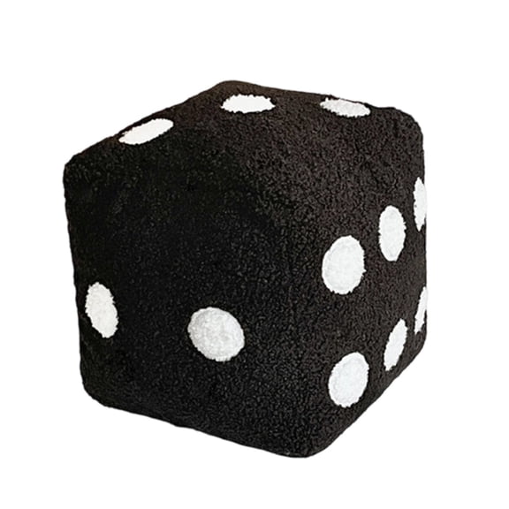 Dice Pillow 10in, Plush Stuffed Dice Toy & Cube Pillow - Soft Throwable Dice Pillows for Couch, Bed, Gaming Room Decor, Creative Home Decoration & Fun Learning Gift