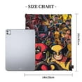 thumbnail image 4 of Deadpool And Wolverine Backpack Sports Gym Bag Lightweight Draw String Backpacks for Women Teen Travel Workout Yoga Swim Beach Pool 16 x 14 inch, 4 of 5