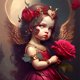 thumbnail image 1 of Diamond Painting 5D DIY Full Round Drill Rose Girl Kit Decoración del hogar (B6349) FLhrweasw Nuevo, 1 of 9