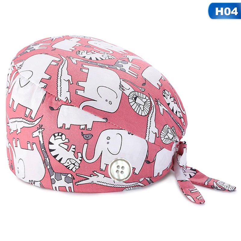 PWFE Flower Scrub Cap Pattern Nursing 