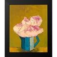 thumbnail image 2 of Altug, Mehmet 15x18 Black Modern Framed Museum Art Print Titled - Graphic Vase of Flowers I, 2 of 5