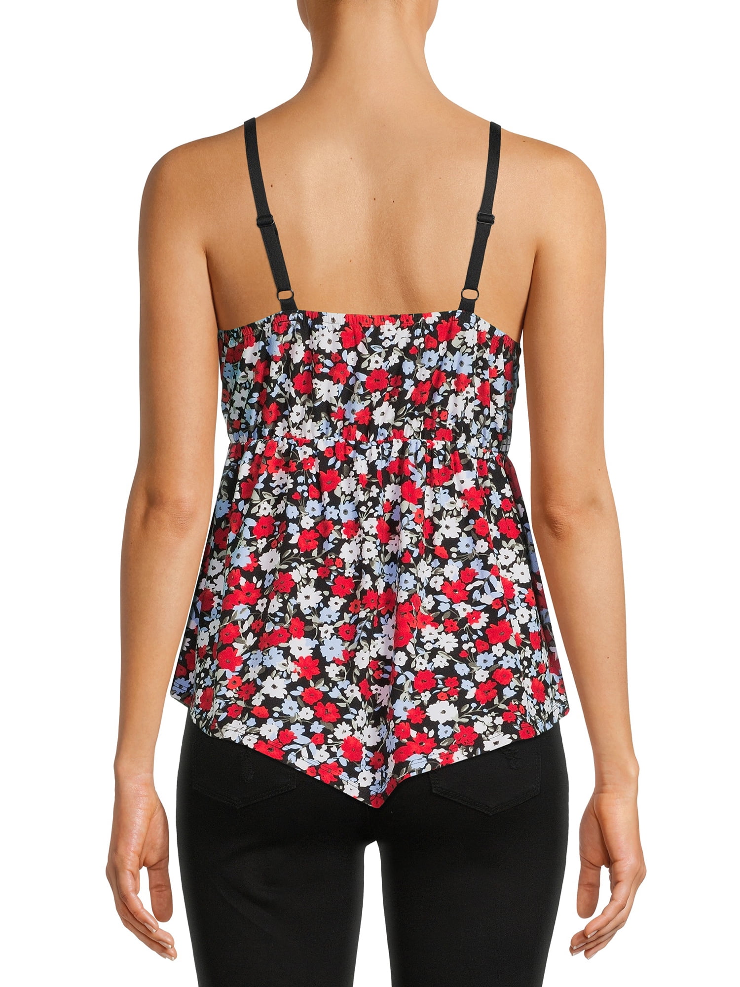 No Boundaries Juniors' Lace Babydoll Top