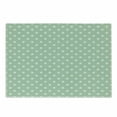 thumbnail image 1 of Polka Dot Cutting Board, Classic Old Fashioned Repeated Circles Round Forms Retro Illustration, Decorative Tempered Glass Cutting and Serving Board, Small Size, Mint Green and White, by Ambesonne, 1 of 1