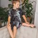 thumbnail image 4 of Balery Cat Astronaut In Space Conjunto de Pijama Infantil de Manga Corta con Estampado – Ropa de Dormir de Algodón Suave-XX-Large, 4 of 6