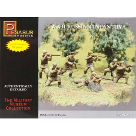 Wwii German Infantry Weapons - 7498 1/72 WWII Russian Infantry Combo