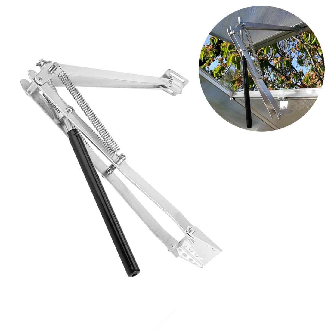 Automatic Vent Opener Auto Greenhouse Window Openers Solar Powered Cold Frame Roof Vent Kit Wooden Hothouse Vent Auto Opening Tool Gardening Supplies-Lifts 15.4 Lbs(7kg) (Double Spring)