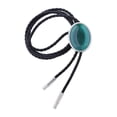 thumbnail image 2 of Cravate Rétro Style Cowboy Bolo Cravate Western Accessoire de Vêtements Vert Foncé, 2 of 10