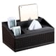 thumbnail image 1 of Caja de pañuelos de cuero multifuncional, mesa de centro, escritorio, caja de almacenamiento para mandos a distancia, 1 of 5