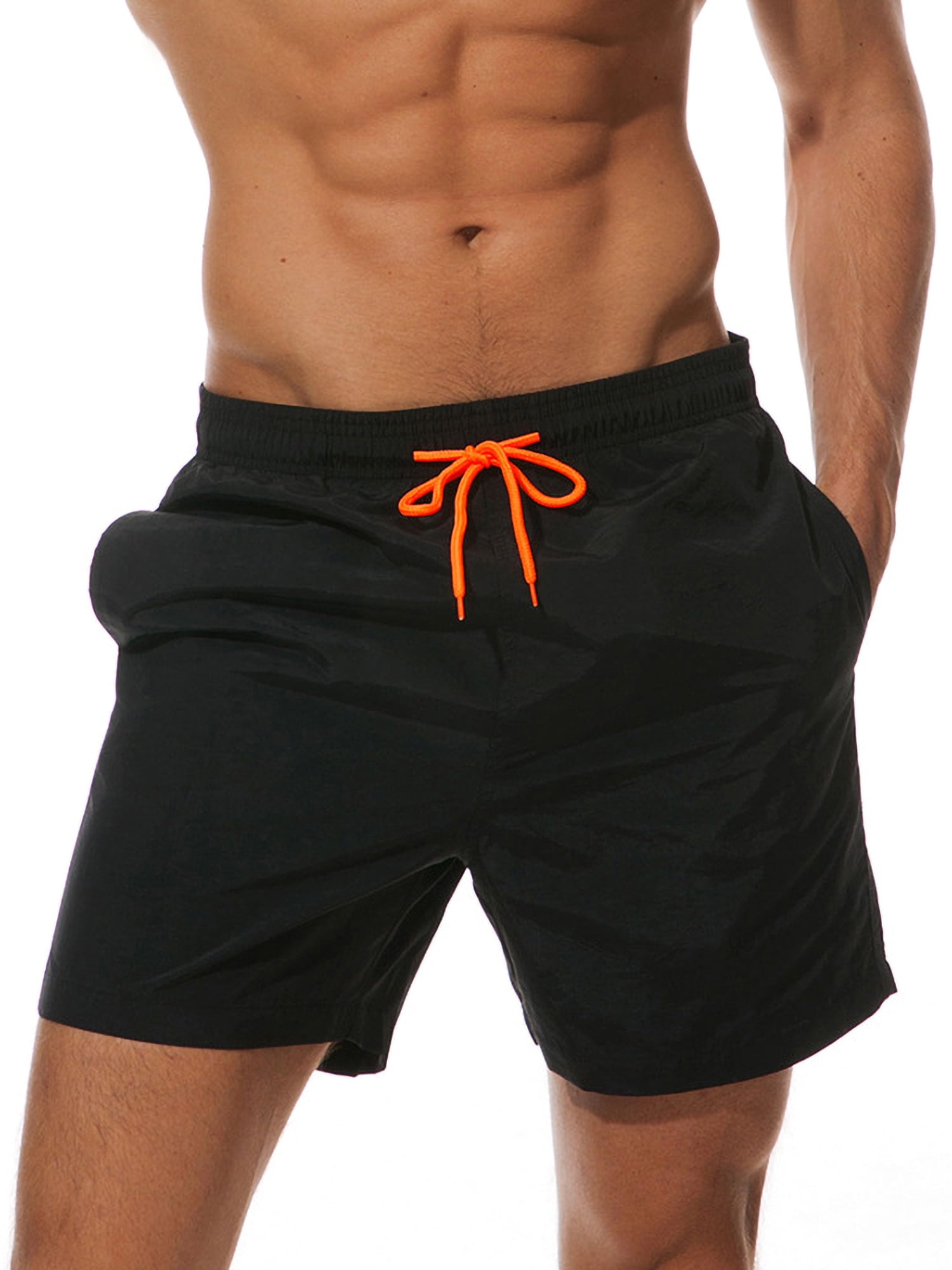 YSENTO Mens Swim Shorts Surfing Beach Shorts Swimming Trunks with Mesh ...